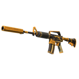 StatTrak™ M4A1-S | Golden Coil (Well-Worn)