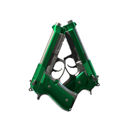 Dual Berettas | Emerald (Minimal Wear)