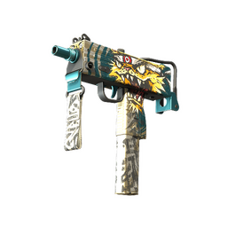 StatTrak™ MAC-10 | Cat Fight (Minimal Wear)