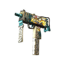 StatTrak™ MAC-10 | Cat Fight (Well-Worn)