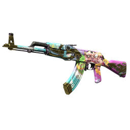 Souvenir AK-47 | B the Monster (Well-Worn)