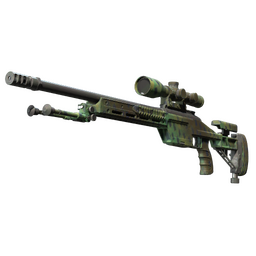 Souvenir SSG 08 | Jungle Dashed (Minimal Wear)