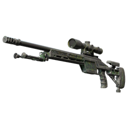 Souvenir SSG 08 | Jungle Dashed (Battle-Scarred)