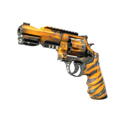 StatTrak™ R8 Revolver | Skull Crusher (Well-Worn)