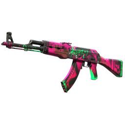 StatTrak™ AK-47 | Neon Revolution (Well-Worn)