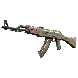 StatTrak™ AK-47 | Head Shot (Well-Worn)