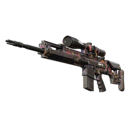 StatTrak™ SCAR-20 | Poultrygeist (Battle-Scarred)
