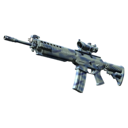 StatTrak™ SG 553 | Wave Spray (Minimal Wear)