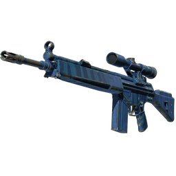 StatTrak™ G3SG1 | Azure Zebra (Field-Tested)