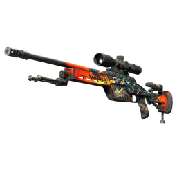 StatTrak™ SSG 08 | Dragonfire (Field-Tested)