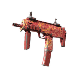 MP7 | Coral Paisley (Well-Worn)