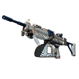 StatTrak™ Negev | Dazzle (Well-Worn)