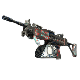 StatTrak™ Negev | Dazzle (Battle-Scarred)