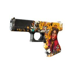 StatTrak™ Glock-18 | Bullet Queen (Well-Worn)