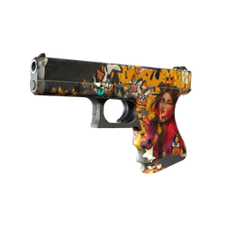 StatTrak™ Glock-18 | Bullet Queen (Battle-Scarred)