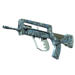 FAMAS | Cyanospatter (Minimal Wear)