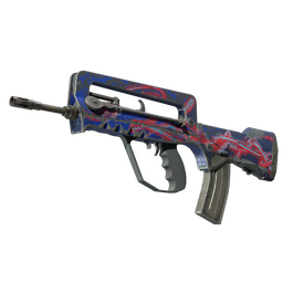 StatTrak™ FAMAS | Afterimage (Well-Worn)