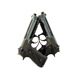StatTrak™ Dual Berettas | Ventilators (Minimal Wear)