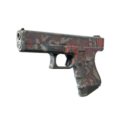 Souvenir Glock-18 | Teal Graf (Well-Worn)