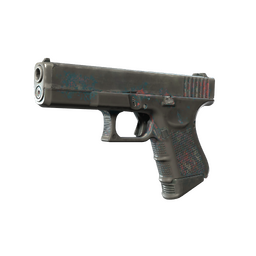 Souvenir Glock-18 | Teal Graf (Battle-Scarred)