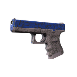 Glock-18 | Blue Fissure (Minimal Wear)