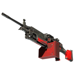 StatTrak™ M249 | System Lock (Battle-Scarred)