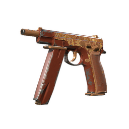 CZ75-Auto | Honey Paisley (Well-Worn)
