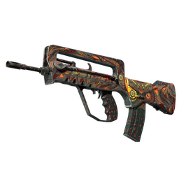 FAMAS | Eye of Athena (Well-Worn)