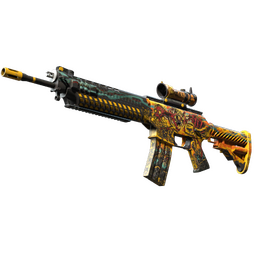 StatTrak™ SG 553 | Colony IV (Minimal Wear)