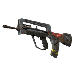 StatTrak™ FAMAS | Decommissioned (Well-Worn)
