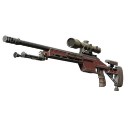 SSG 08 | Red Stone (Battle-Scarred)
