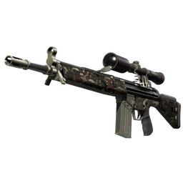 StatTrak™ G3SG1 | Digital Mesh (Battle-Scarred)