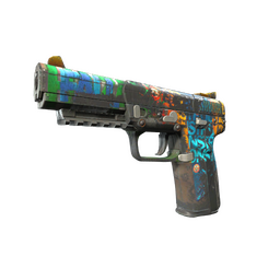 Souvenir Five-SeveN | Fall Hazard (Battle-Scarred)