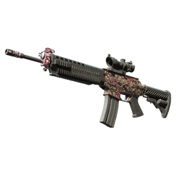 Souvenir SG 553 | Desert Blossom (Battle-Scarred)