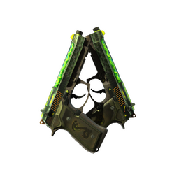 StatTrak™ Dual Berettas | Cobra Strike (Minimal Wear)