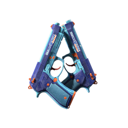 StatTrak™ Dual Berettas | Hydro Strike (Minimal Wear)