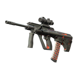 Souvenir AUG | Radiation Hazard (Battle-Scarred)