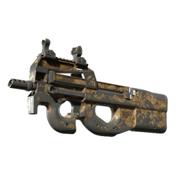 P90 | Desert Halftone (Battle-Scarred)
