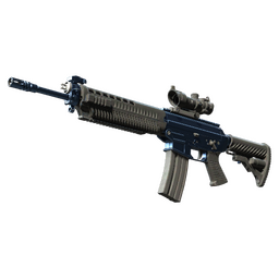 Souvenir SG 553 | Anodized Navy (Minimal Wear)