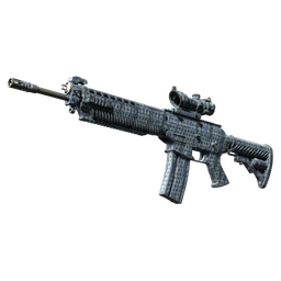 Souvenir SG 553 | Waves Perforated (Well-Worn)