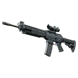 Souvenir SG 553 | Waves Perforated (Battle-Scarred)