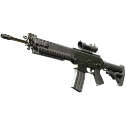 SG 553 | Army Sheen (Field-Tested)