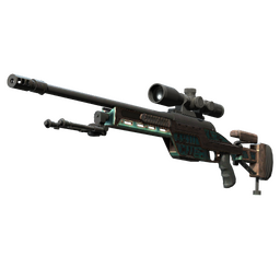 Souvenir SSG 08 | Azure Glyph (Well-Worn)