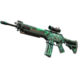 StatTrak™ SG 553 | Dragon Tech (Factory New)