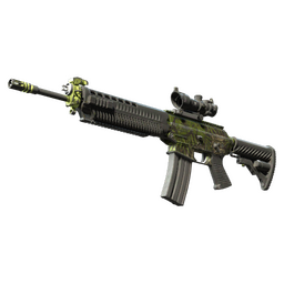 SG 553 | Lush Ruins (Battle-Scarred)