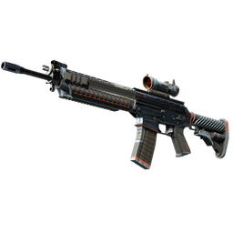 StatTrak™ SG 553 | Phantom (Well-Worn)