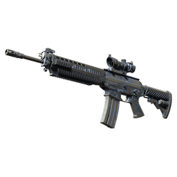 SG 553 | Night Camo (Battle-Scarred)