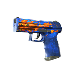 StatTrak™ P2000 | Fire Elemental (Well-Worn)