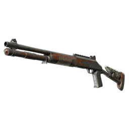 XM1014 | Red Python (Battle-Scarred)