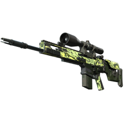 StatTrak™ SCAR-20 | Outbreak (Well-Worn)